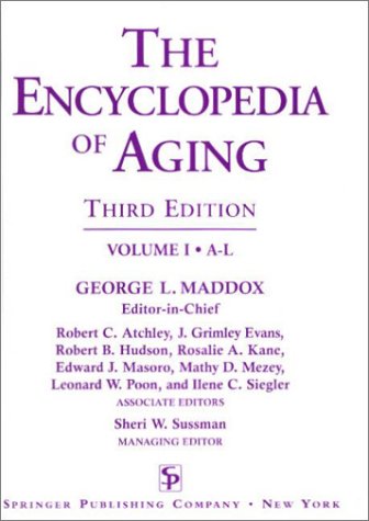 Imagen de archivo de The Encyclopedia of Aging a la venta por Better World Books