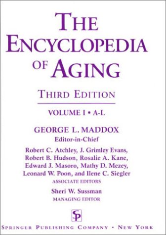 Stock image for The Encyclopedia of Aging for sale by Better World Books