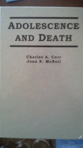 Imagen de archivo de Adolescence and Death a la venta por Better World Books: West