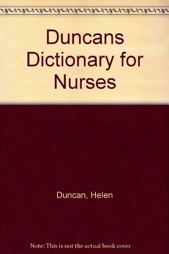 9780826162014: Duncan's Dictionary for Nurses