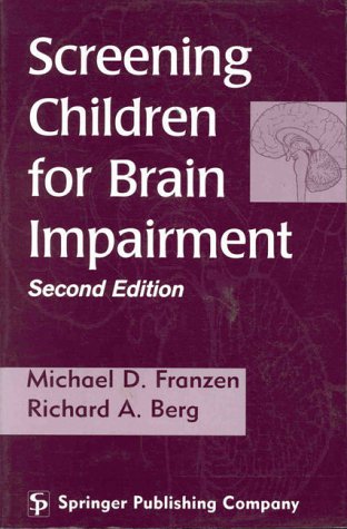 Beispielbild fr Screening Children for Brain Impairment zum Verkauf von Books From California
