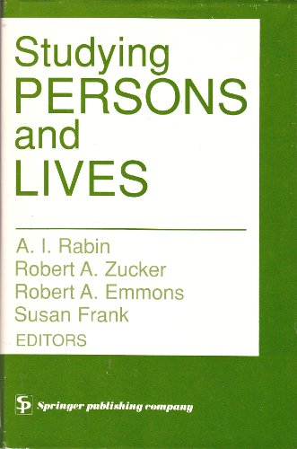 Stock image for Studying Persons and Lives for sale by ThriftBooks-Atlanta