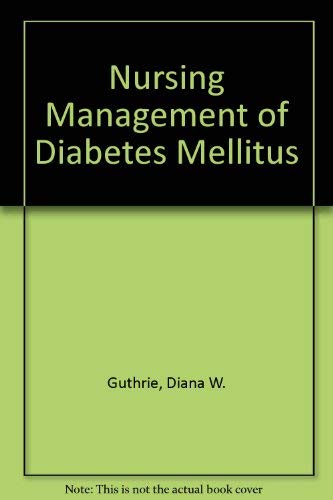 9780826172600: Nursing Management of Diabetes Mellitus