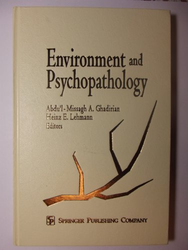 Imagen de archivo de Environment and Psychopathology a la venta por ThriftBooks-Atlanta