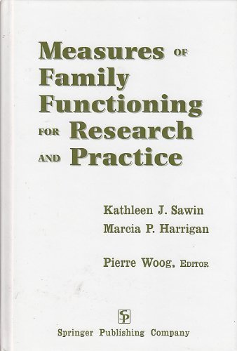 9780826189004: Measuring Family Functioning for Research