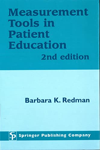 Stock image for Measurement Tools in Patient Education for sale by Better World Books: West