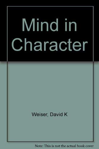 Mind in Character: Shakespeare's Speaker in the Sonnets