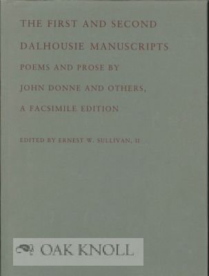 Stock image for The First and Second Dalhousie Manuscripts for sale by Half Price Books Inc.