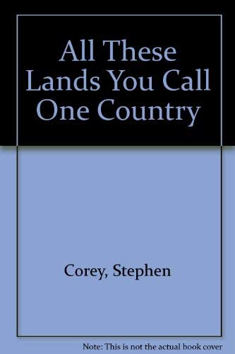 All These Lands You Call One Country: Poems