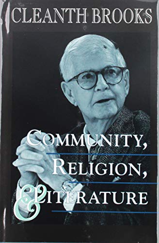 Beispielbild fr Community, Religion, and Literature zum Verkauf von Better World Books