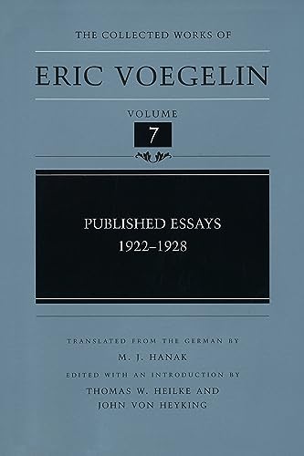 Stock image for PUBLISHED ESSAYS, 1922-28 (CW7) Format: Hardcover for sale by INDOO