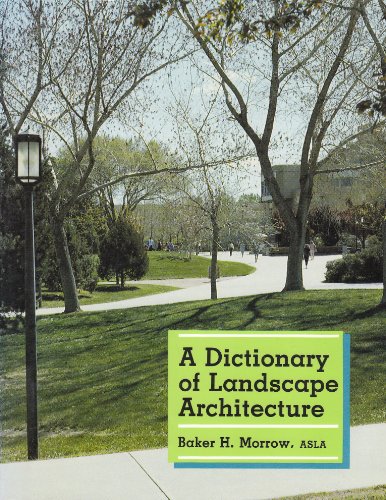 Beispielbild fr A Dictionary of Landscape Architecture zum Verkauf von Wonder Book
