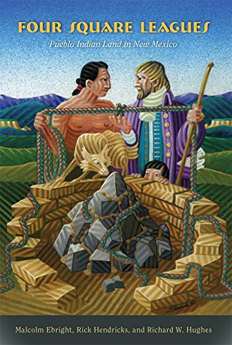 Stock image for Four Square Leagues: Pueblo Indian Land in New Mexico for sale by Xochi's Bookstore & Gallery