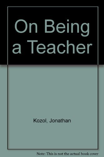9780826400352: On Being a Teacher