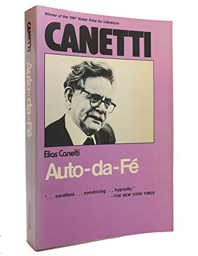 9780826400680: Auto-da-F by Elias Canetti (1984-12-01)