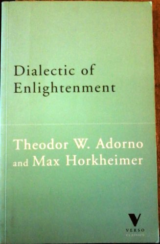 Beispielbild fr Dialectic of Enlightenment zum Verkauf von HPB-Diamond