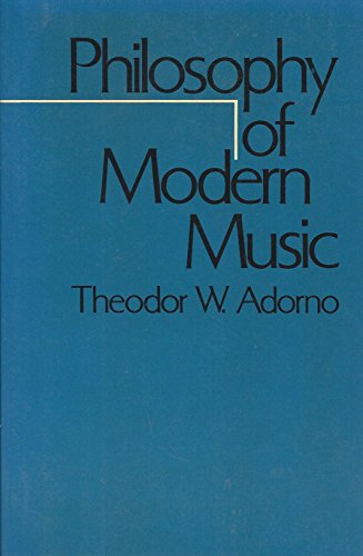 Beispielbild fr Philosophy of Modern Music zum Verkauf von Better World Books