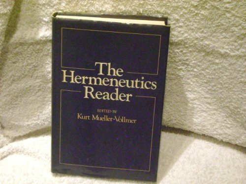 Stock image for The Hermeneutics Reader: Texts of the German Tradition from the Enlightenment to the Present for sale by Anybook.com