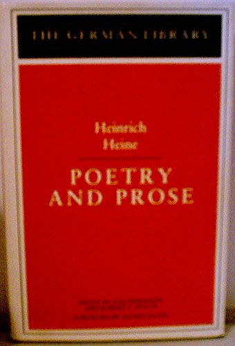 Stock image for Poetry and Prose: Vol 32 (German Library S.) for sale by JuddSt.Pancras