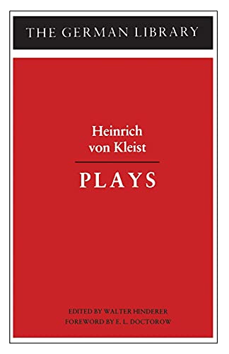 Stock image for Heinrich Von Kleist Plays (Kleist Plays Ppr) for sale by Wonder Book