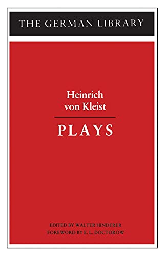 9780826402639: Plays: Heinrich von Kleist (German Library)