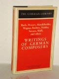 Imagen de archivo de Writings of German Composers (German Library, Volume 51) a la venta por Outer Print