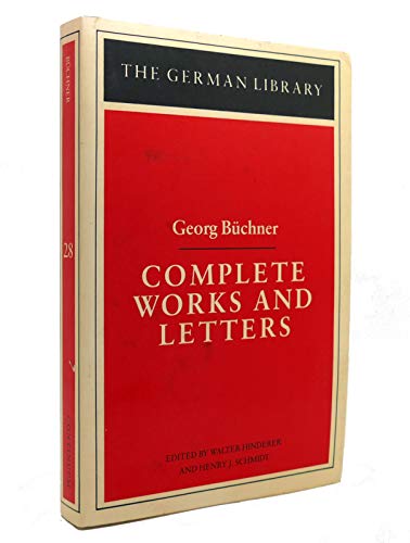 Stock image for Georg Buchner: Complete Works and Letters for sale by Else Fine Booksellers