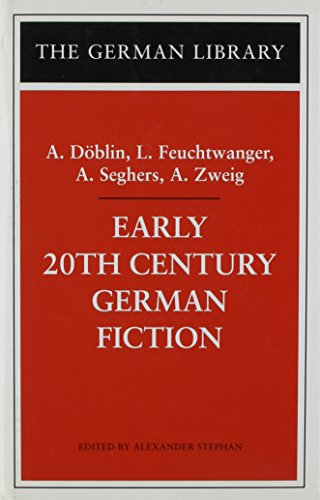 Stock image for Early 20th Century German Fiction for sale by Better World Books: West