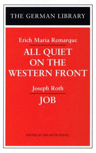 9780826416520: All Quiet On The Western Front (German Library)