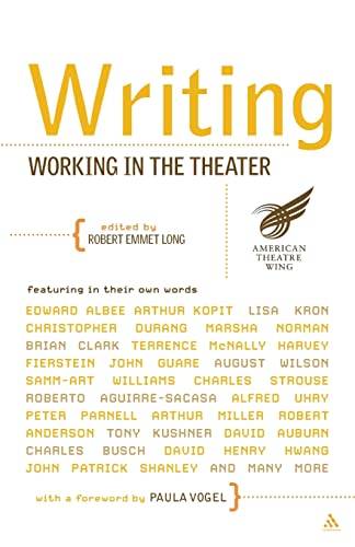 Stock image for Writing (American Theatre Wing): Working in the Theatre for sale by Buchpark