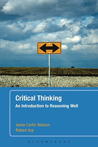 9780826439512: Critical Thinking: An Introduction to Reasoning Well