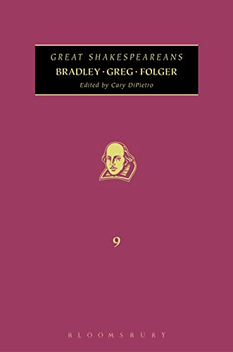 9780826446114: Bradley, Greg, Folger: Great Shakespeareans: Volume IX: 9