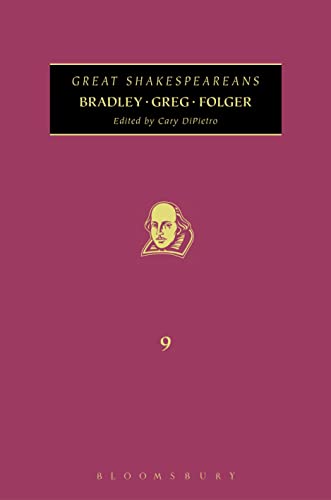 Imagen de archivo de Bradley, Greg, Folger: Great Shakespeareans: Great Shakespeareans: Volume IX: 09 a la venta por Chiron Media