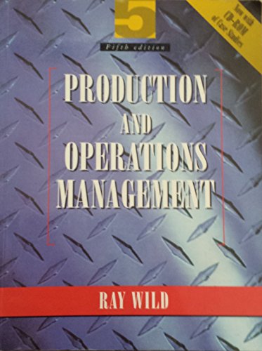 Beispielbild fr Production and Operations Management: Text and Cases zum Verkauf von Anybook.com