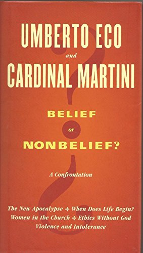 Stock image for Belief or Nonbelief: A Confrontation for sale by HALCYON BOOKS