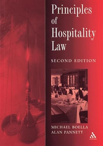 Stock image for Principles of Hospitality Law for sale by Wonder Book