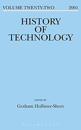 Stock image for History of Technology Volume 22 for sale by Phatpocket Limited