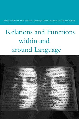 Beispielbild fr RELATIONS AND FUNCTIONS WITHIN AND AROUND LANGUAGE. zum Verkauf von Cambridge Rare Books