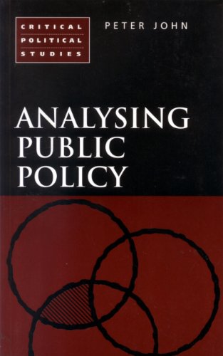 Stock image for Analysing Public Policy (Critical political studies) for sale by WorldofBooks