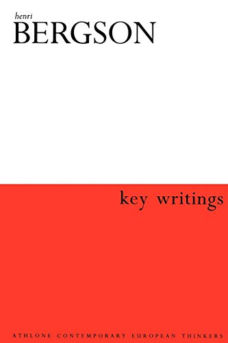 Stock image for Henri Bergson: Key Writings for sale by Revaluation Books