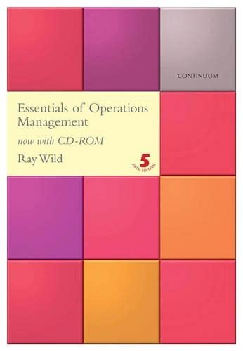 Imagen de archivo de Essentials of Operations Management a la venta por Bahamut Media