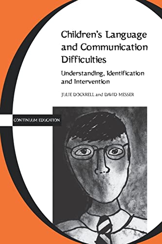 Beispielbild fr Children's Language and Communication Difficulties (Continuum Education) zum Verkauf von AwesomeBooks