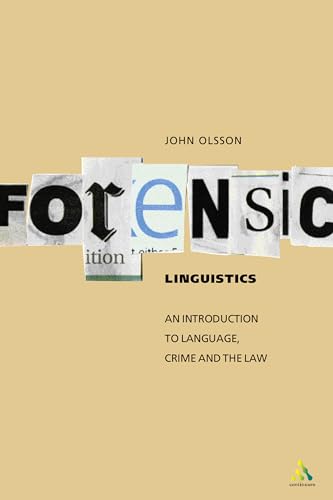 Stock image for Forensic Linguistics: An Introduction to Language, Crime and the Law for sale by SecondSale