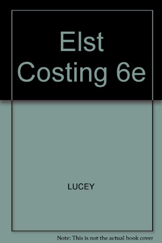 Elst Costing - (9780826461278) by Lucey