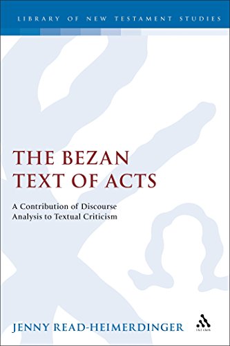 Stock image for Bezan Text of Acts Library of New Testament Studies for sale by PBShop.store US