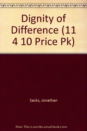 9780826463906: Dignity of Difference (11 4 10 Price Pk)