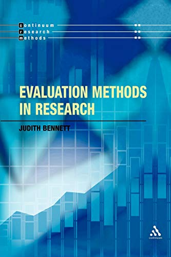 Beispielbild fr Evaluation Methods in Research (Continuum Research Methods) zum Verkauf von WorldofBooks