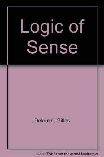 Logic of Sense (9780826469267) by Gilles Deleuze