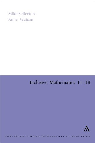 Beispielbild fr Inclusive Mathematics 11-18 (Continuum Studies in Mathematics Education) zum Verkauf von AwesomeBooks