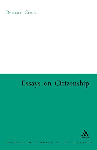 Imagen de archivo de Essays On Citizenship (Continuum Collection) a la venta por Books From California